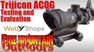 Trijicon ACOG TA01NSN Review and Demonstration 1st person POV [upl. by Yreved760]