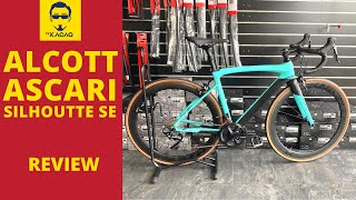 ALCOTT ASCARI SILHOUTTE SE Road Bike Malaysia  Shimano 105 Carbon Basikal Sepeda RM5000 Review [upl. by Siusan]