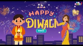 Happy Diwali Song for Kids  Fun amp Festive Childrens Song with Dhol Tabla Sitar amp Flute 🎶 [upl. by Koffler329]