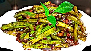 Authentic Adobong Sitaw Filipino String beans recipe [upl. by Alrich24]