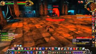 Ebonroc the fifth boss in blackwing lair as a fury warrior solo [upl. by Hareemas818]