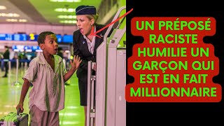 Un préposé raciste humilie un garçon qui est en fait millionnaire [upl. by Oglesby996]