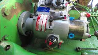 Roosa Master  Stanadyne 2030 JD Injection Pump Installation [upl. by Adora]