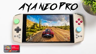 The AllNew AYA NEO PRO Is A HandHeld Ryzen 7 Beast HandsOn First Look [upl. by Sherer]