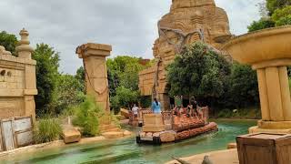 Angkor Water Ride POV At PortAventura World [upl. by Nirot]