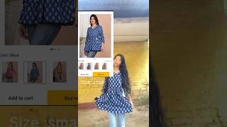 Outfits from flipkart short kurtiboot cut jeansflipkart youtubeshorts shorts [upl. by Swanhildas864]