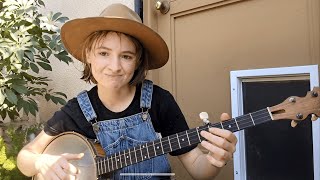 I Wont Back Down Tom Petty Clawhammer Banjo cover [upl. by Haraf486]