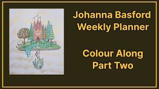 Johanna Basford 20234 Weekly Planner Mushroom Castle Part 2 [upl. by Lothaire]