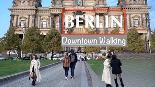 Berlin Downtown 🇩🇪 4K Herbst Walking Tour [upl. by Gitlow]