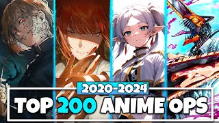 Top 200 Anime Openings 20202024 Winter Party Rank [upl. by Cirdet]