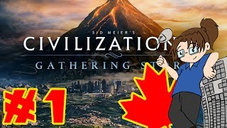 Lets Play  Civilization VI Gathering Storm  Canada  Part 1 [upl. by Lletnuahs]