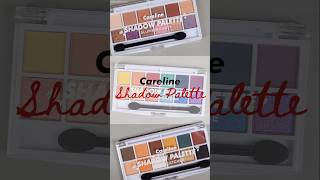 Careline Shadow Palette Complete Swatches [upl. by Nyrb]