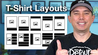 25 Layouts to Create Better TShirt Designs and Get More Sales [upl. by Araeit]