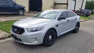 Ford Taurus PIS Feniex Police Lights by EFS Houston Emergency Fleet Service [upl. by Ehtiaf]