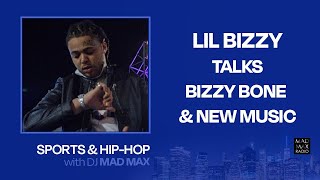 Lil Bizzy talks what he learned from his father Bizzy Bone on Sports and HipHop with DJ Mad Maxquot [upl. by Rizan]