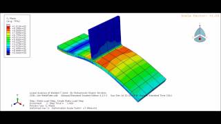 Linear Analysis of Welded T Joint [upl. by Assirok]