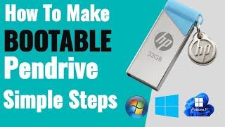 How to make a bootable pendrive  Install windows  CyberSphere [upl. by Bloxberg]