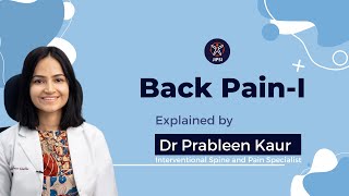 Dr Prableen Kaur on Back Pain [upl. by Etnud]