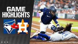 Blue Jays vs Astros Game Highlights 4224  MLB Highlights [upl. by Ognimod]