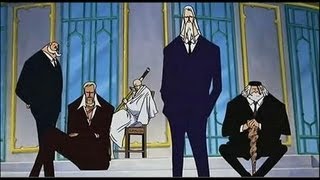 ONE PIECE GREATNESS THE FIVE ELDERS OGS OF THE GOVERNMENT [upl. by Bear]