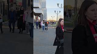 Beautiful girls in Minsk  Evening walking tour walkthrough minsk walktour [upl. by Hendrix]