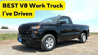 2024 Silverado Reg Cab 53 V8  Review and 060 [upl. by Richart993]