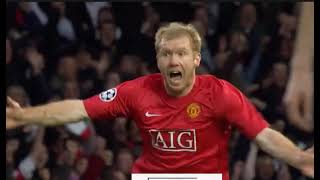 Paul Scholes goal v Barcelona [upl. by Birdt523]