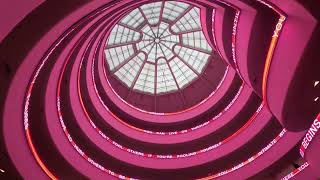 Jenny Holzers Light Line at Guggenheim Museum NYC [upl. by Yllek]