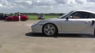 Porsche 996 GT2 vs 560 HP 996 GT2 tuned [upl. by Oiril224]