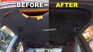 How To Fix Your MKV GTI Headliner FOR GOOD Under 100 [upl. by Aknaib]