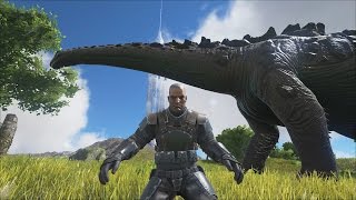 COMO ALIMENTAR AL TITANOSAURIO  ARK Survival Evolved [upl. by Lavery]