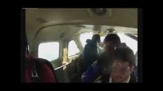 Fatal skydiving accident plane hits skydiver [upl. by Seligmann521]