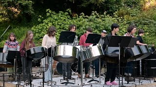 Arcata High Pan Band performs El Montuno with special guests at Coras Grad Party [upl. by Eellek10]