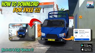 🚛 How To Download For Free 🚛 Minitruck Simulator Vietnam  Mobile Version  New News [upl. by Horten645]