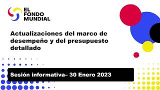 Actualizaciones del marco de desempeño y del presupuesto detallado [upl. by Emmit]