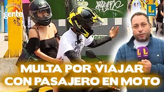 Prohíben dos pasajeros en motocicleta en Independencia l Arriba Mi Gente [upl. by Dlanar]