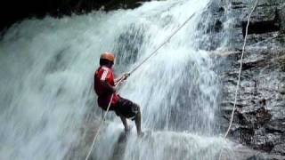 Waterfall Abseiling Ulu Geruntum Gopeng Perak [upl. by Eachern]