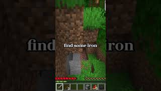 Ironic that I almost died minecraft minecraftspeedrun speedrun gaming funny minecraftshorts [upl. by Fox]