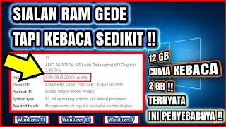 AMPUH ‼️ CARA MENGATASI USABLE RAM TIDAK SESUAI DENGAN KAPASITAS [upl. by Boeke836]