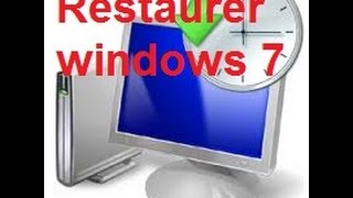 comment faire la restauration windows 7 [upl. by Bertsche727]