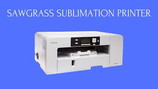 Sawgrass Sublimation Printer Tutorial [upl. by Htebarual]