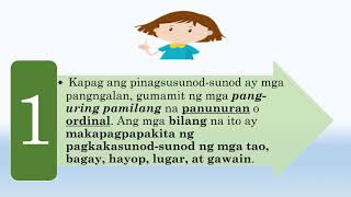 Mga Salitang Hudyat sa Pagkakasunodsunod ng mga Pangyayari Baitang 9 [upl. by Nomrah755]