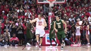 201314 Lobo Mens Basketball  Highlights vs Colorado State [upl. by Otreblig]