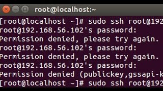 Centos7 problem  cannot SSH Permission denied please try again [upl. by Brenan757]