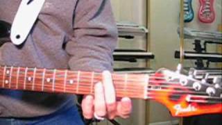 Harmonics on 2 and 3 fret guitar lesson learn Scott Grove [upl. by Magnusson]