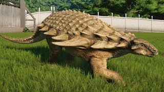 Jurassic World Evolution  Nodosaurus Gameplay PS4 HD 1080p60FPS [upl. by Recnal]