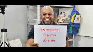 PORTUGUÊS PARA CONCURSO AULA 1  INTERPRETAÇÃO DE TEXTOS DIVERSOS [upl. by Ilram715]