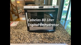 Review  Cabelas 80Liter Commercial Food Dehydrator dehydrator food diy review new howto [upl. by Notrub]