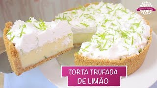 TORTA TRUFADA DE LIMÃO PROFISSIONAL E SUPER FÁCIL  431  Receitas da Mussinha [upl. by Vookles164]