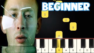 No Surprises  Radiohead  Beginner Piano Tutorial  Easy Piano [upl. by Grethel501]